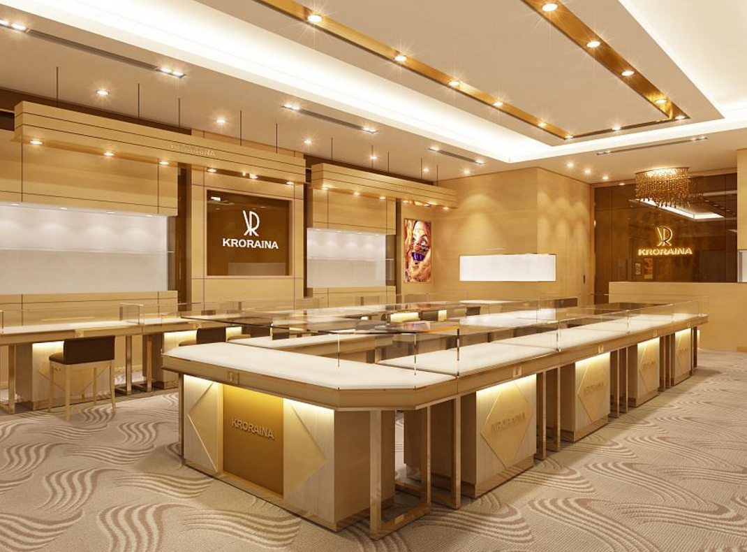 珠宝展示柜灯光的选择要点